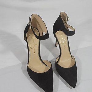 NIB - Jessica Simpson Black Suede Pumps 8.5